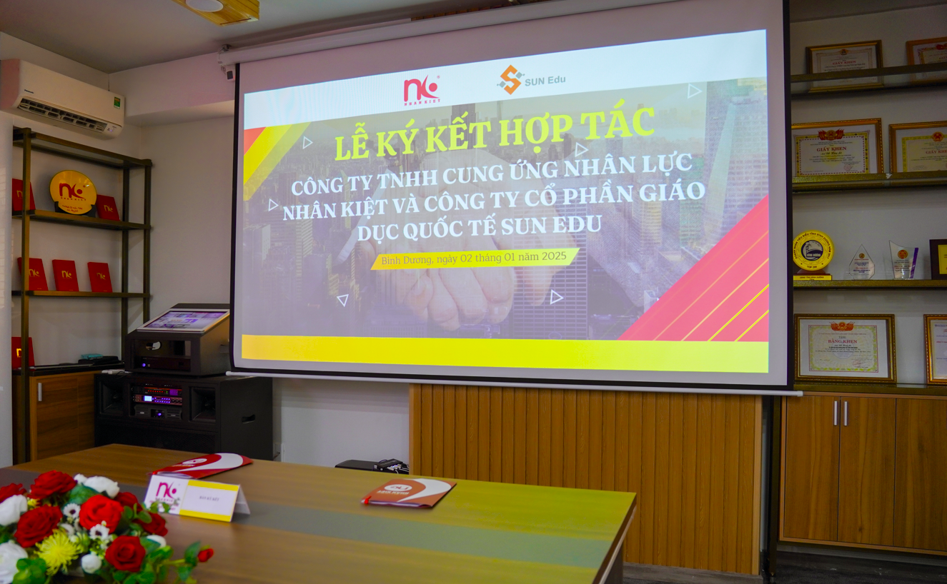 PHÁT TRIỂN NHÂN LỰC NGÀNH VI MẠCH BÁN DẪN - LỄ KÝ KẾT HỢP TÁC GIỮA NHÂN KIỆT VÀ SUN EDU
